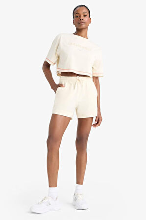 DeFactoFit Standart Fit Sporcu Kısa Paça Basic Düz Şort Z6696AZ25SMBG700
