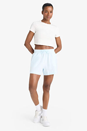 DeFactoFit Standart Fit Sporcu Kısa Paça Basic Düz Şort Z6696AZ25SMBE817