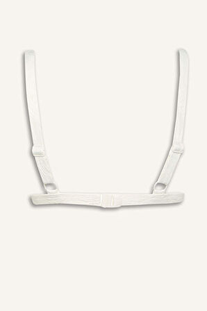 Regular Fit Brode Bikini Üstü-Fall in Love