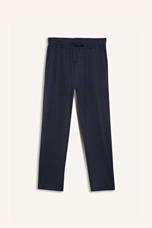 Pijama Takımı Regular Fit Çizgili Kısa Kollu Üst Uzun Alt