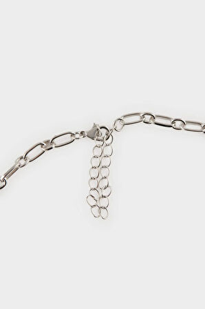 Kadın Gold Detaylı Charm Kolye