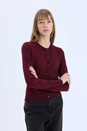 Regular Fit Bisiklet Yaka Hırka