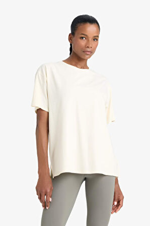 DeFactoFit Comfort Fit Bisiklet Yaka Sporcu Kısa Kollu Tişört E3494AX25SMBG700