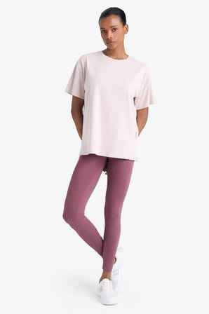 DeFactoFit  Comfort Fit Bisiklet Yaka Basic Düz Sporcu Kısa Kollu Tişört E3494AX25SMPR328