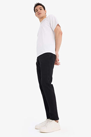 Pedro Slim Fit Dar Kalıp Normal Bel Dar Paça Jean Pantolon