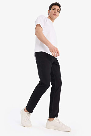 Pedro Slim Fit Dar Kalıp Normal Bel Dar Paça Jean Pantolon