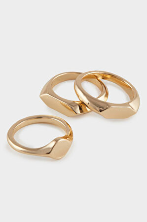 Kadın 6'lı Gold Yüzük