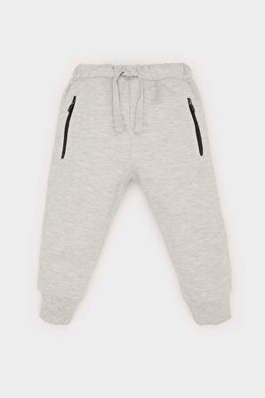 Erkek Bebek Beli Paçası Lastikli Pike Eşofman Altı