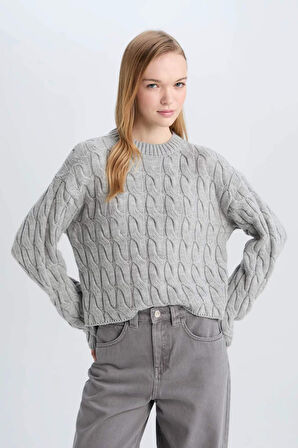 Coool Regular Fit Bisiklet Yaka Kazak