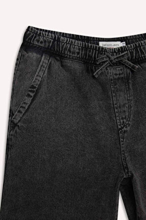 Loose Fit Jean Bermuda