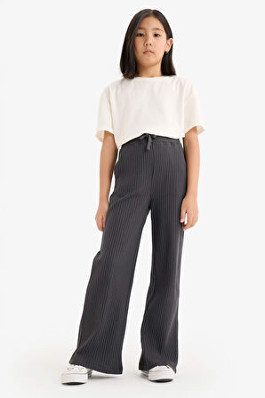 Kız Çocuk Wide Leg Geniş Paça Pantolon