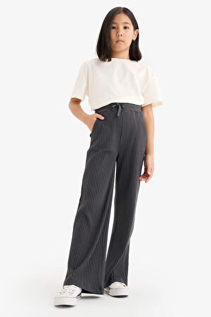 Kız Çocuk Wide Leg Geniş Paça Pantolon