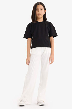 Kız Çocuk Wide Leg Geniş Paça Pantolon
