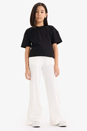 Kız Çocuk Wide Leg Geniş Paça Pantolon