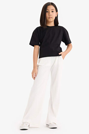 Kız Çocuk Wide Leg Geniş Paça Pantolon