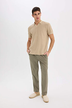 DeFacto Regular Fit Polo Yaka Kısa Kollu Tişört E1215AX25SMBG764