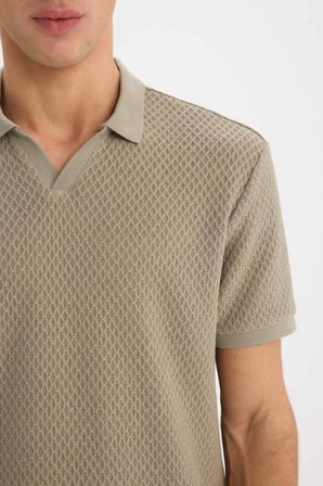 DeFacto Regular Fit Polo Yaka Kısa Kollu Tişört E1215AX25SMKH465