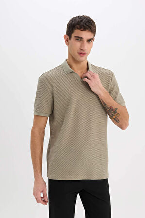 DeFacto Regular Fit Polo Yaka Kısa Kollu Tişört E1215AX25SMKH465