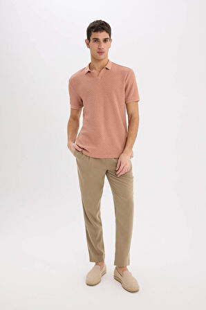 DeFacto Regular Fit Polo Yaka Kısa Kollu Tişört E1215AX25SMBN300
