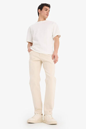 DeFacto Slim Tapered Fit Dar Kalıp Normal Bel Daralan Paça Jean Pantolon C9743AX25SPBG714