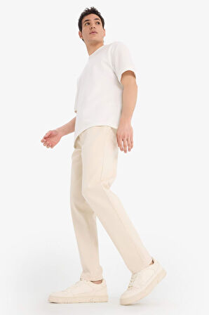 DeFacto Slim Tapered Fit Dar Kalıp Normal Bel Daralan Paça Jean Pantolon C9743AX25SPBG714