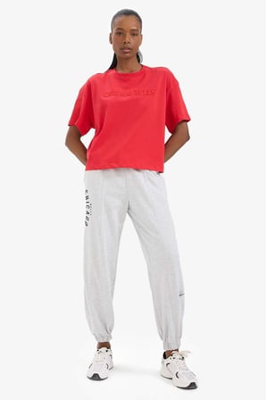 DeFacto NBA Chicago Bulls Çift Cepli Standart Boy Jogger Eşofman Altı B9998AX25SMGR93
