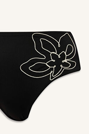Regular Fit Nakışlı Bikini Alt-Fall in Love