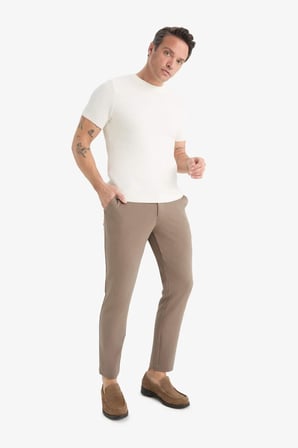 Tailored Fit Düz Paça Her Yöne Esneyen Pantolon
