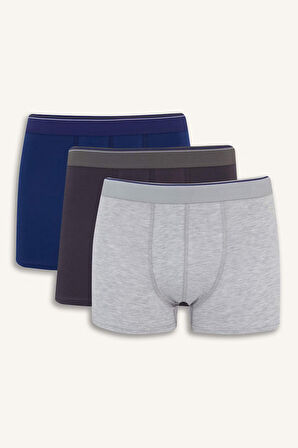 Regular Fit 3'lü Boxer