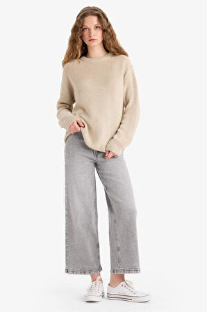 Regular Fit Bisiklet Yaka Kazak