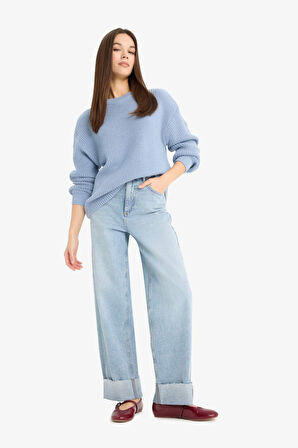 Regular Fit Bisiklet Yaka Kazak