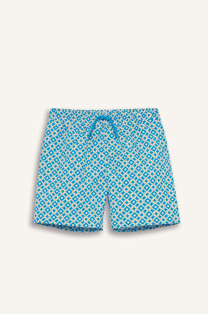 DeFacto Erkek Çocuk Desenli Deniz Şortu E7472A825HSTR230