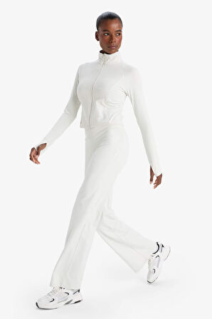 DeFactoFit Wide Leg Geniş Paça Uzun Sporcu Pantolon