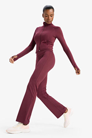 DeFactoFit Flare Fit İspanyol Paça Standart Boy Sporcu Pantolon