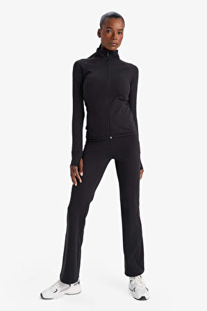 DeFactoFit Flare Fit İspanyol Paça Standart Boy Ultra Soft Sporcu Pantolon