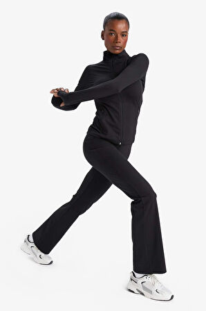 DeFactoFit Flare Fit İspanyol Paça Standart Boy Ultra Soft Sporcu Pantolon