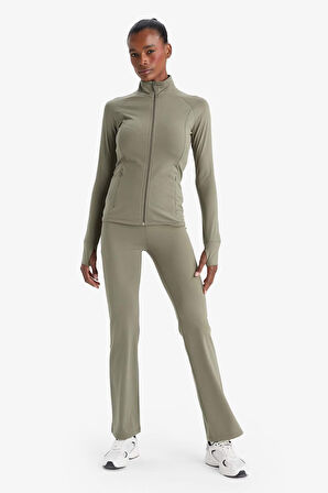 DeFactoFit Flare Fit İspanyol Paça Standart Boy Sporcu Pantolon