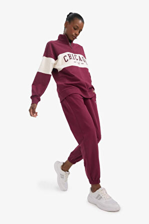 DeFactoFit NBA Chicago Bulls Standart Fit Cepli Jogger Paça Standart Boy Pantolon