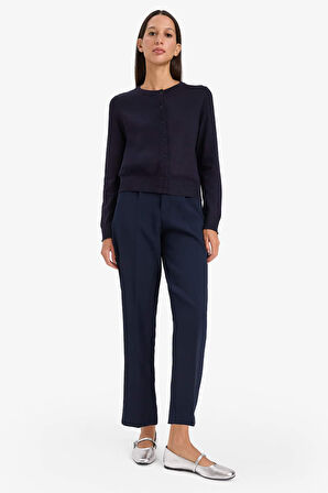 Regular Fit Bisiklet Yaka Hırka