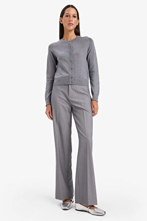 Regular Fit Bisiklet Yaka Hırka