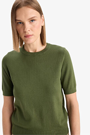 Regular Fit Bisiklet Yaka Kazak