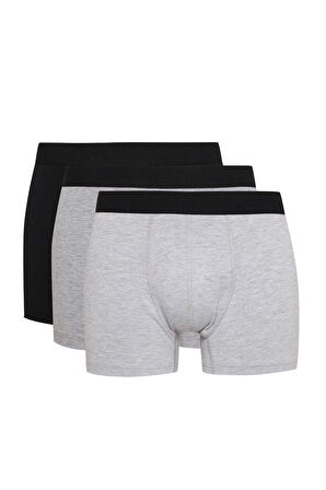 Regular Fit 3'lü Boxer