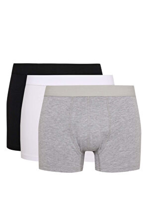 Regular Fit 3'lü Boxer