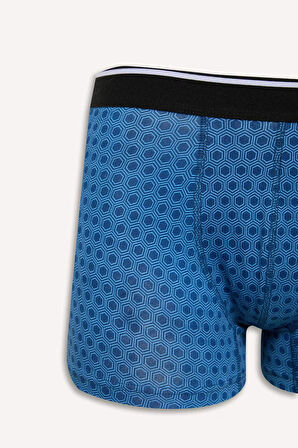 DeFacto Regular Fit Baskılı 3'lü Boxer C1534AX25SPIN101