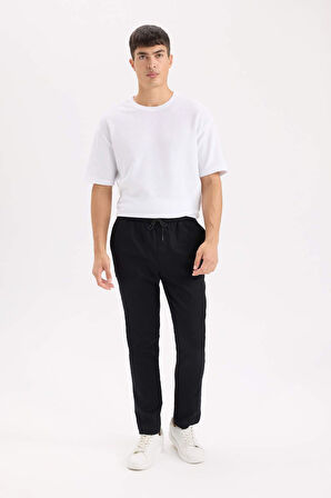 DeFacto Yazlık Jogger Pantolon Beli Bağcıklı Cepli D5966AX25SPBK81