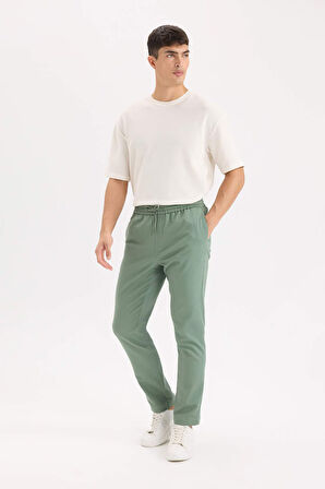 DeFacto Yazlık Jogger Pantolon Beli Bağcıklı Cepli D5966AX25SPGN457