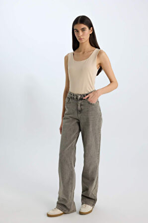 Slim Fit Dar Kesim Basic Düz Yuvarlak Yaka Atlet