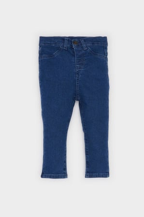 DeFacto Erkek Bebek Beli Lastikli Düz Paça Basic Düz Jean Pantolon E1239A525SPNM28