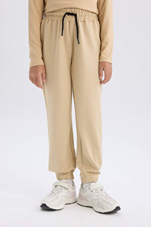 DeFacto Kız Çocuk Beli Lastikli Cepli Jogger Eşofman Altı D9622A825SMBG203
