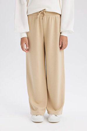 DeFacto Kız Çocuk Wide Leg Geniş Paça Eşofman Altı D9621A825SMBG203